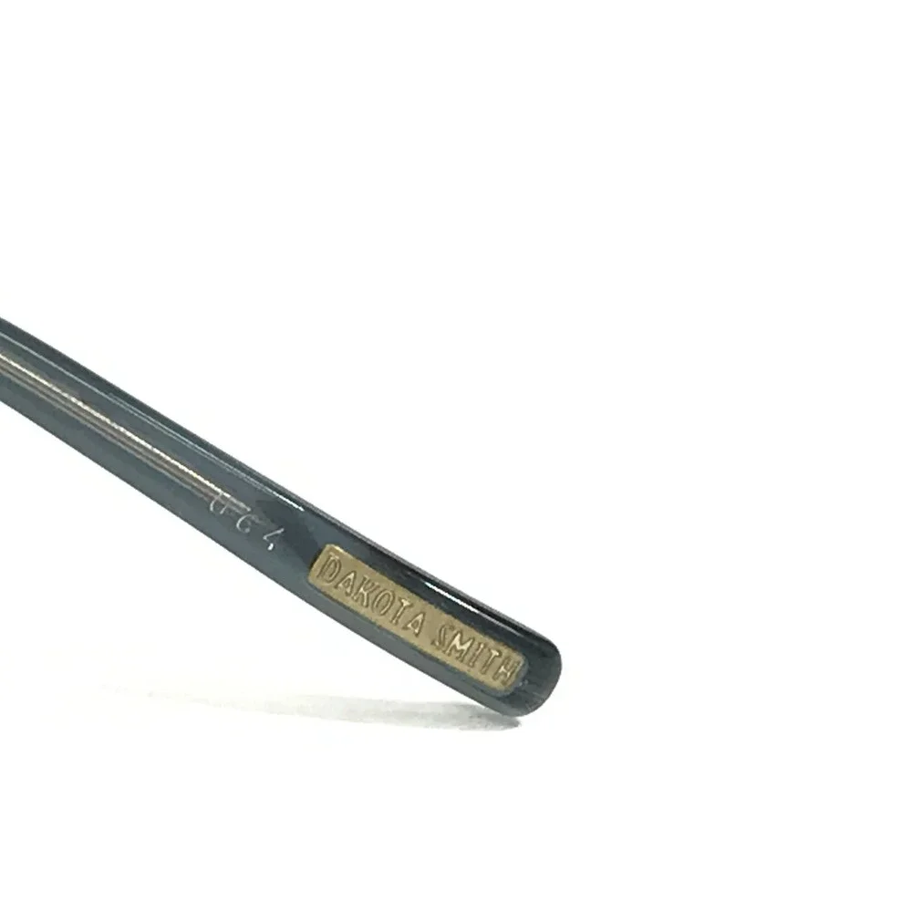 Dakota Smith Eyeglasses Frames Bohemian Aquavelva Blue Round Half Rim 50-16-130